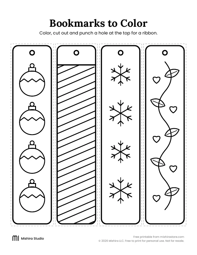 Bookmarks page